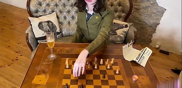  Military Girl Lost Chess Deep Blowjob and Anal Sex - Cosplay